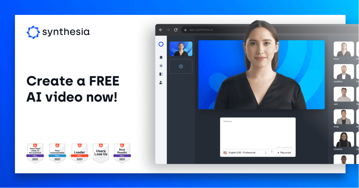 Tạo video AI với Synthesia.io